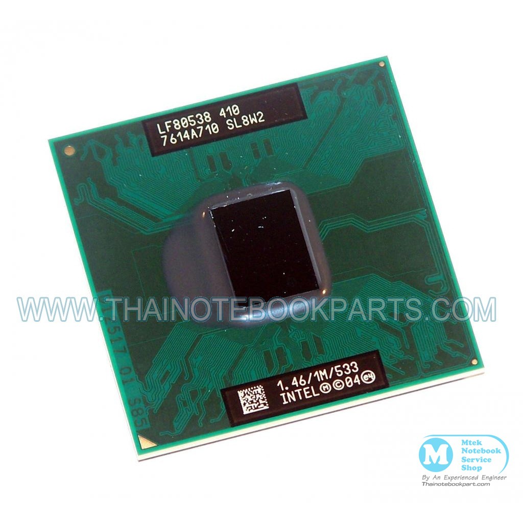 ซีพียู CPU Intel® Celeron® M Processor 410 1M Cache, 1.46 GHz, 533 MHz FSB (มือสอง)