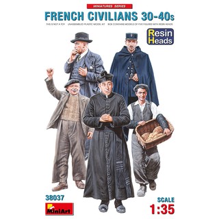 MiniArt 1/35 MI38037 FRENCH CIVILIANS 30-40s