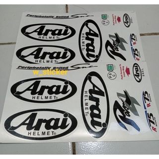 ชุดสติกเกอร์หมวกกันน็อค Arai Ram 4th