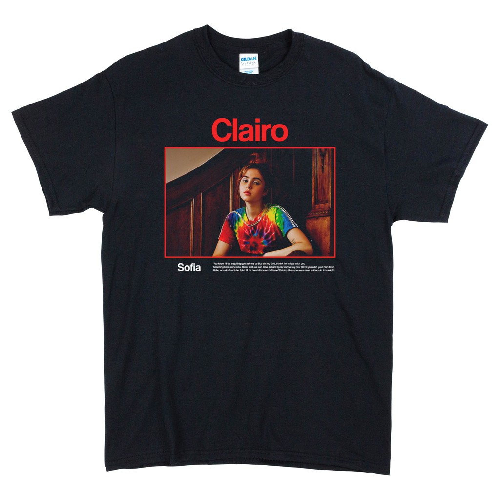 CLAIRO MUSIC CLOTHES - SOFIA / MUSIC MERCH / BAND T-SHIRT / UNISEX / / CLAIRO T-SHIRT