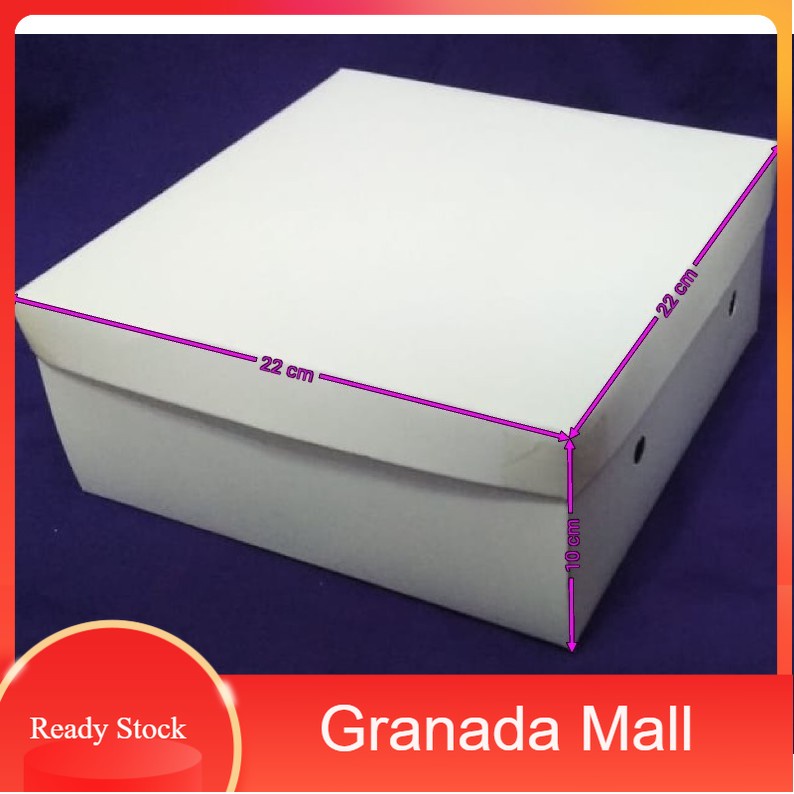 ลดกระหน่ําจริงๆ!!! (Cardboard) Snack Box/กล่องข้าวขาวธรรมดา Uk. 22 x 22 x 9