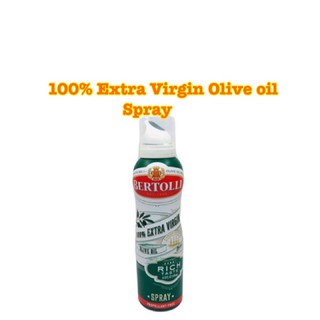 [พร้อมส่ง]Bertolli น้ำมันมะกอก เอกซ์ตร้า เวอร์จิ้นส์ สเปรย์ Rich Taste  145 ml.คีโต / 100% Extra Virgin Olive oil Spray