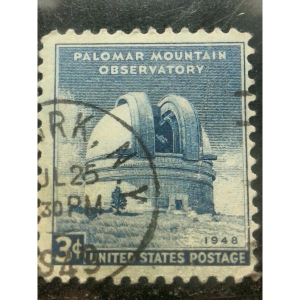 แสตมป์ แสตมป์ต่างประเทศ USA - Circa 1948 : a postage stamp  in the US showing the Palomar Mountain O