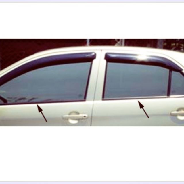 คิ้วรีดน้ำ​ TOYOTA​ VIOS​ 2003 -​ 2017
