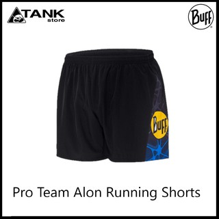 BUFF Pro Team Alon Black Running Shorts กางเกงวิ่ง เหมาะสำหรับผู้ชาย ลิขสิทธิ์แท้