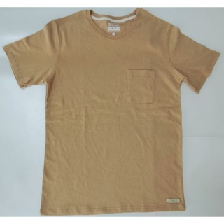 กรีนเนทเสื้อยืดคอกลม ทรงตรง  มีกระเป๋า ผ้าฝ้ายยืดออร์แกนิค    Organic Cotton