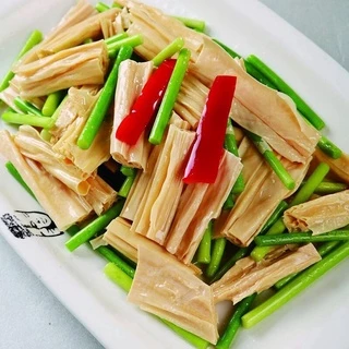 ฟองเต้าหู้แห้ง พร้อมส่ง (腐竹条)ขนาด500g 腐竹 ฟองเต้าหู้ ฟองเต้าหู้ใช้สำหรับประกอบอาหาร หรือจะนำไปใส่ในชาบูหม่าล่า สุกี้