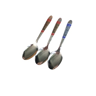 ลดทันที70฿โค้ดINC1LEL1ชุดช้อน-ส้อม สแตนเลสแท้ Kaidee Stainless steel Spoon & fork มีให้เลือก 3 สี แดง ดำ น้ำเงิน
