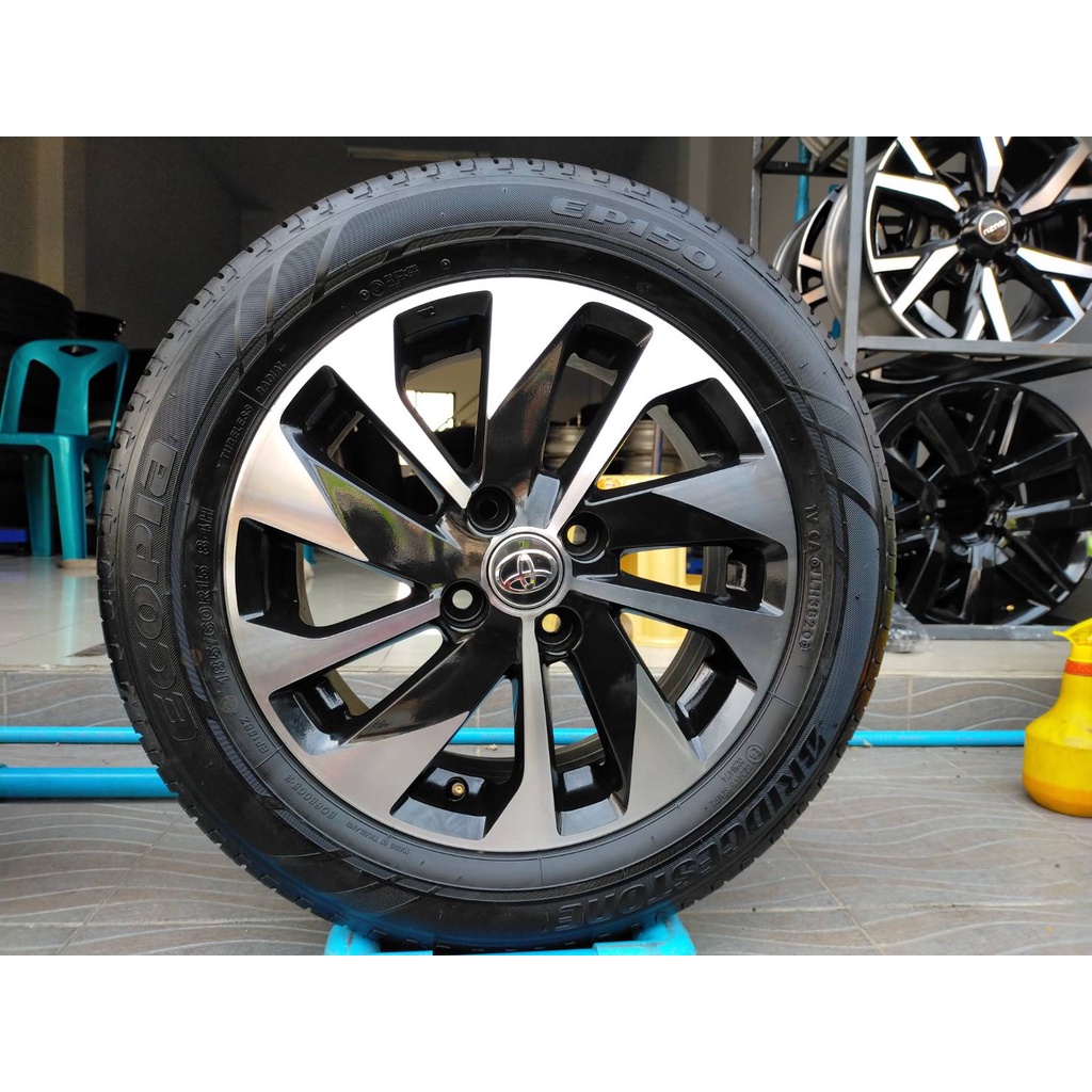 แม็กยาริส วีออส ขอบ15 พร้อมยางบริสโตน 185 60 15 ปี20