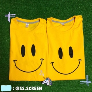 เสื้อยืดสกรีนลาย smiley