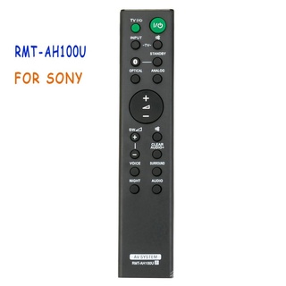 ใหม่ รีโมตคอนโทรล RMT-AH100U แบบเปลี่ยน สําหรับระบบเสียงโฮมบาร์ Sony HT-CT180 SA-CT180 SA-WCT180