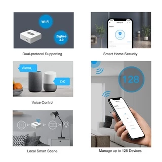 Sonoff ZB Bridge- P Smart Home ZigBee 3.0 Bridge PRO รีโมทคอนโทรล ZigBee และอุปกรณ์ Wi-Fi บนแอป eWeLink สูงสุด 128 อุปกรณ์ย่อย