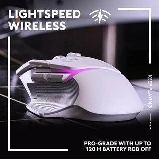 Logitech G502 X PLUS GAMING MOUSE (เมาส์เกมมิ่งไร้สาย เกรดโปร LIGHTSPEED สวิตช์ไฮบริด LIGHTFORCE รุ่นแรก LIGHTSYNC RGB)