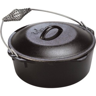 L10DO3, Lodge, 7 Quart Cast Iron Dutch Oven , หม้อเหล็กหล่อลอดจ์ 6.62 ลิตร