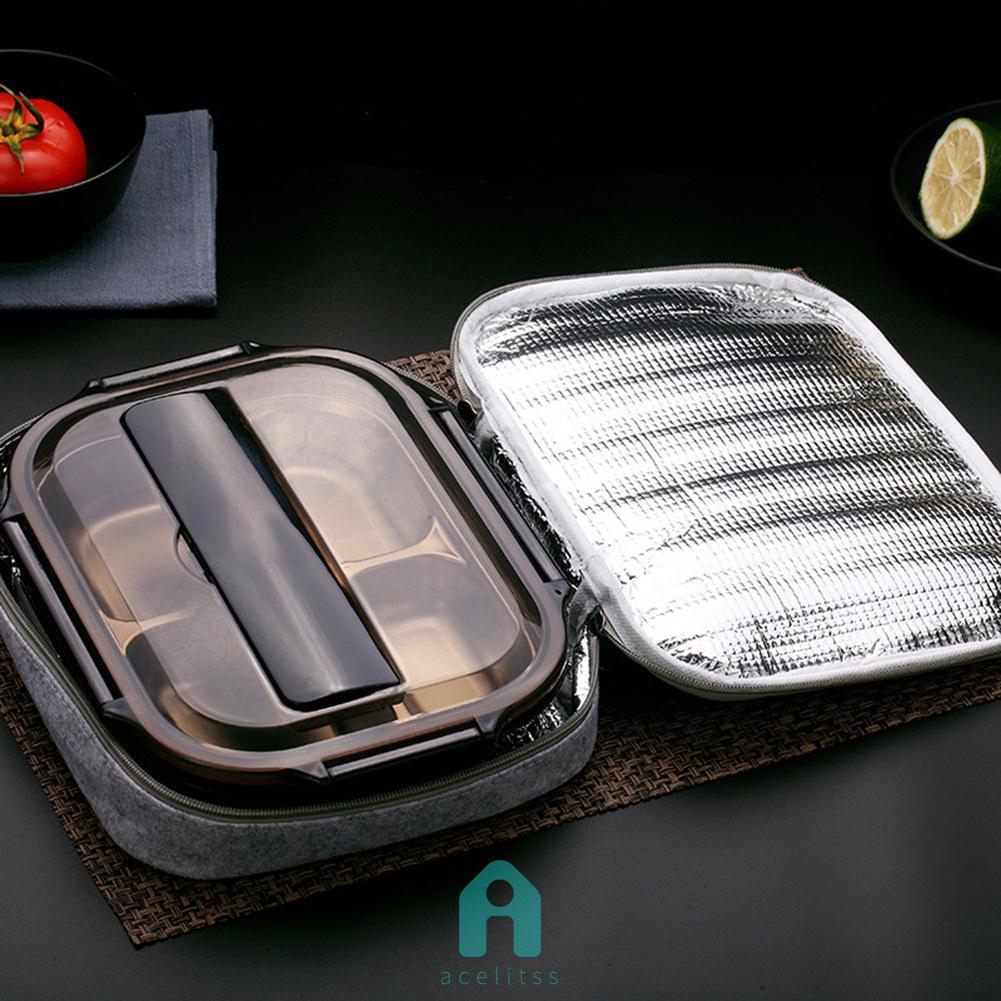 Thermal Leakproof Lunch Box Separate Compartments Snack Storage Box ...