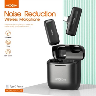 Moxom MX-AX Wireless Microphone ไมค์โครโฟนไร้สาย ไมค์ไร้สายสำหรับไลฟ์  Live