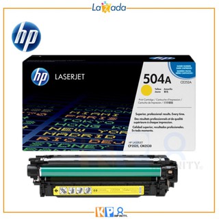 HP LaserJet Toner CE252A (504A) Yellow - (Genuine guarantee) สินค้าแท้รับประกันศูนย์