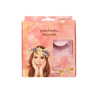 รุ่น Crystal004 BabyLashes ขนตาปลอม x 1คู่