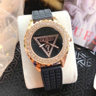 GUESS  สายยางAnn byMMTIME นาฬิกาแฟชั่นสินค้ามี4สีให้เลือกคู่เลย