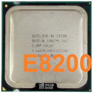 e8200 Intel Core 2 Duo E8200 2.66GHz/6MB/1333FSB Base/Socket LGA775 Dual CPU