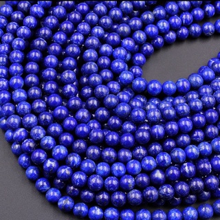 Natural Royal Lapis Lazuli Stone Round  Beads Strand 6 mm 8mm 10 mm 12 mm Round Bead 42 cm long strand available