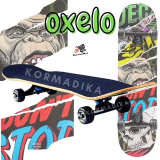 OXELO สเก็ตบอร์ดเด็ก สเก็ตบอร์ด อายุ 8-12 ปี รุ่น Mid 500 Kids 8-12 Years Skateboard Mid 500 Monkey