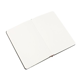 Moleskine สมุดบันทึกปกแข็ง ไม่มีเส้น ขนาดพ็อคเก็ต รุ่น QP012 สีดำ Moleskine Hardcover Notebook Pocket Size QP012 Black
