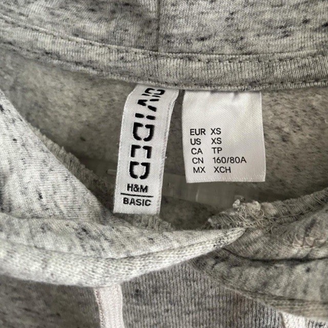 H&M grey hoodies (used once)