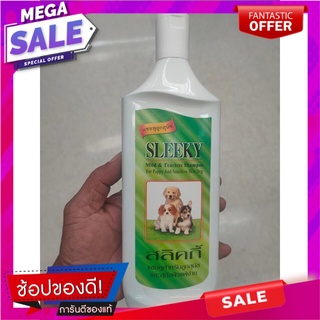 Sleeky สลิคกี้ แชมพูถนอมผิวหนัง สูตรอ่อนโยน สำหรับลูกสุนัข 350 ml Sleeky Slicky Skin Care Shampoo Gentle formula for pup