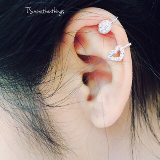 Ear cuff (ส่งฟรี) ต่างหูแบบหนีบ ไม่ต้องเจาะหู