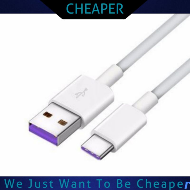 Huawei 4.5V / 5A 22.5W สายไฟสายชาร์จ Usb ข้อมูล Type C Type-C เร็วสุด
