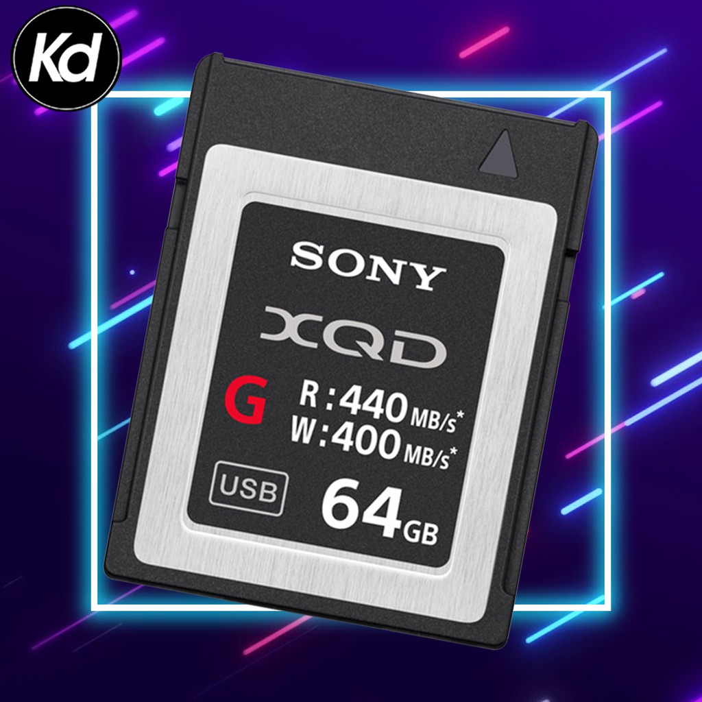 การ์ดหน่วยความจํา Sony 64GB XQD G Series