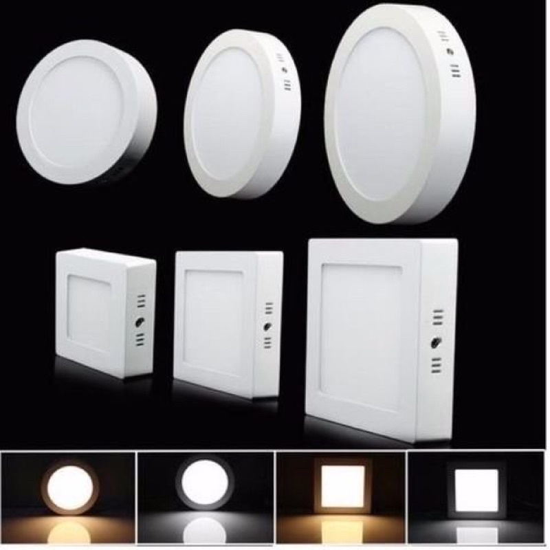 ดาวไลท์ลอย บล็อคลอย LED ไฟLED สำหรับใช้ในบ้าน 6-12-18-24วัตต์ สินค้าดีราคาถูกมีประกันสิน พร้อมส่งค่ะ