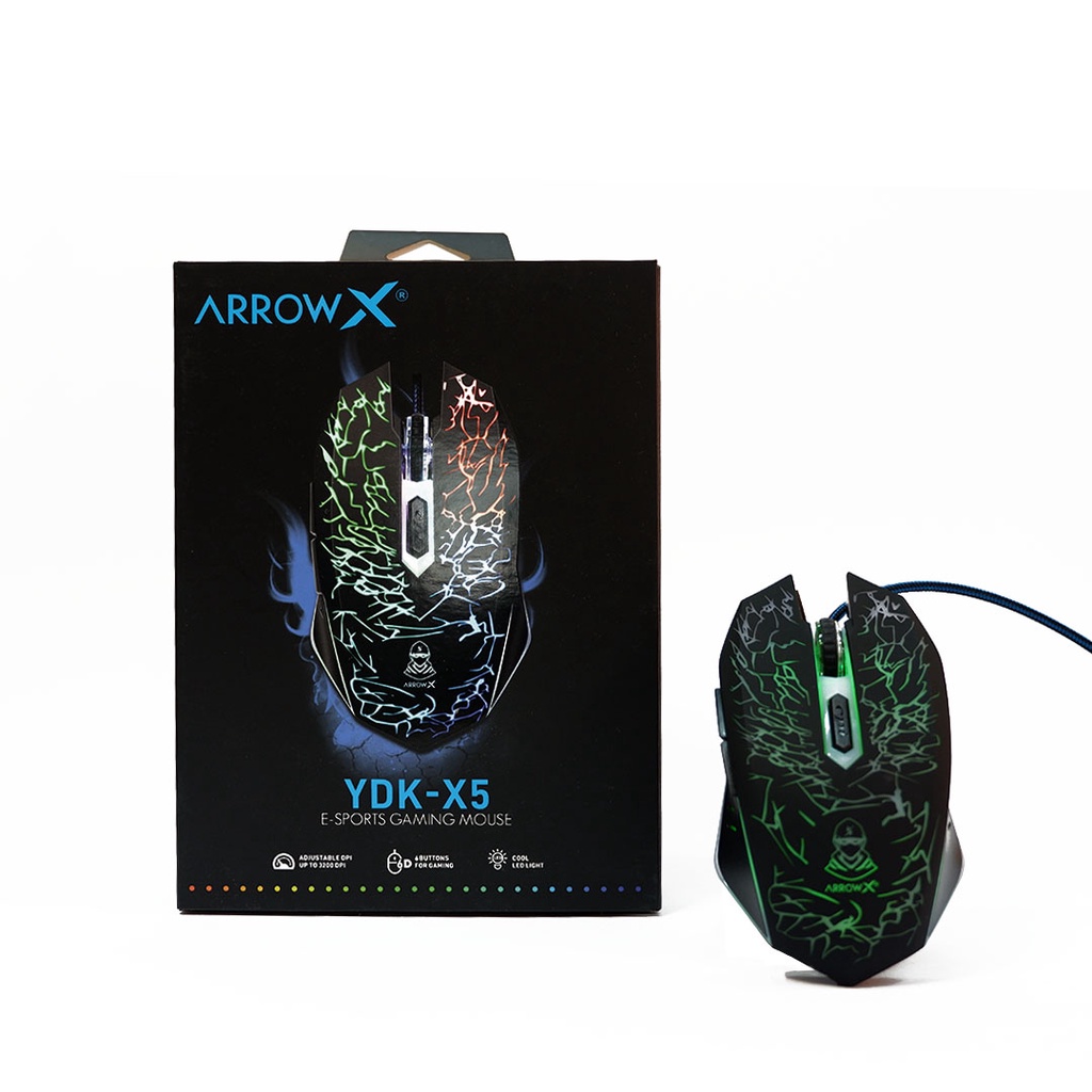 MOUSE GAMING ยี่ห้อ ArrowX YDK - X5