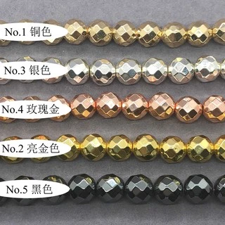 Hematitie Beads ลูกปัด 2-12 มิลลิเมตรธรรมชาติหลวม Cube เหลี่ยมเพชรพลอยตัด Nugget หินแร่เหล็ก DIY