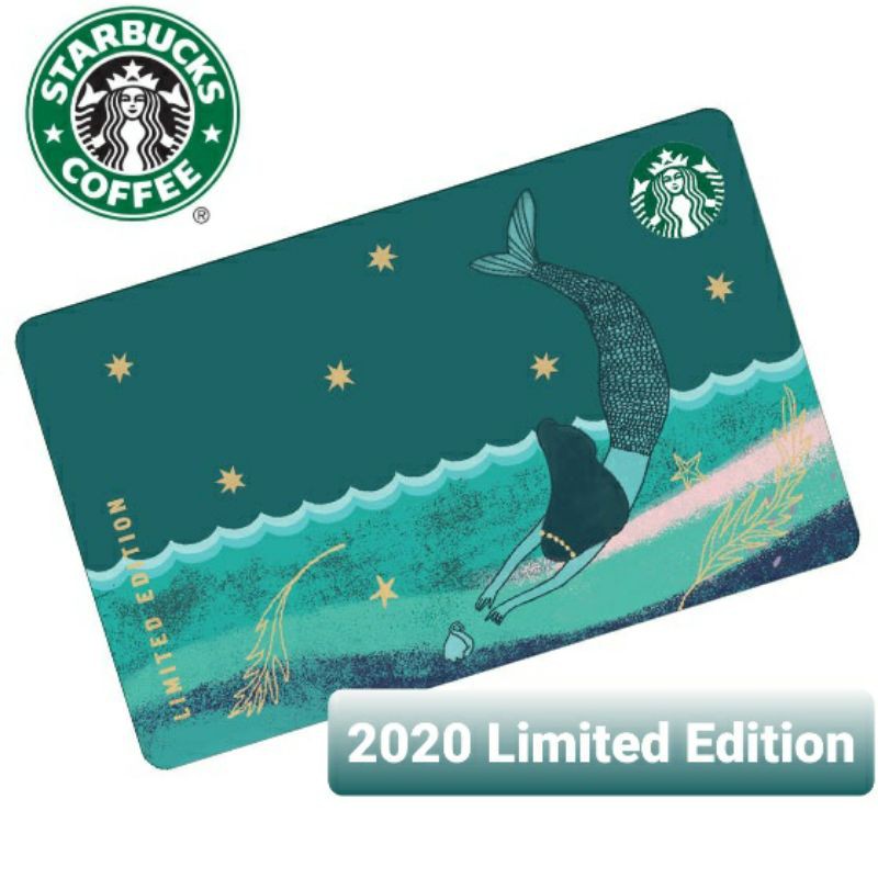 (2020 Limited Edition) Siren / Mermaid Starbucks Card Collection - เครื่องดื่มพร้อม & w/o