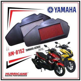 HM-8152  Air filter  YAMAHA AEROX 2015-2019   กรองอากาศรถแต่ง Hurricane แท้ 100%