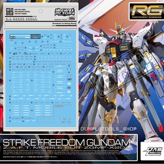 [ D.L Model ] Water decal RG19 ดีคอลน้ำสำหรับ ZGMF-X20A Strike Freedom Gundam (RG 1/144)