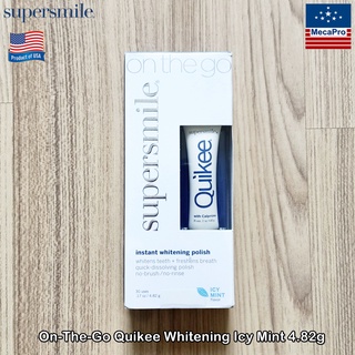 Supersmile® On-The-Go Quikee Whitening, Icy Mint 4.82g ควิกกี้ ไวท์เทนนิ่ง สำหรับทำความสะอาดฟันแบบไม่ต้องแปรงฟัน