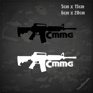 สติกเกอร์ปืน CMMG AR15 สติกเกอร์ติดรถยนต์ กล่องปืน