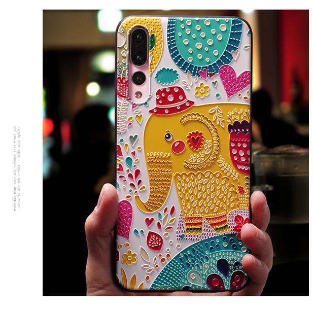 Compatible For Xiaomi 12 Pro Redmi 12C 10C 10A 10 A1 9T 9A 9C K20 K30 6 Pro 9 8 8A 7 7A 6 6A 5 Plus 5A GO S2 Cute 3D Emboss Cartoon Elephant Soft Case