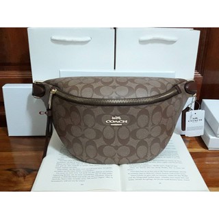 กระเป๋า COACH รุ่น F48740 BELT BAG IN SIGNATURE CANVAS (Foctory outlet)