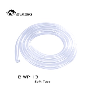 Bykski B-WP-13 ท่อน้ําซิลิโคน PU เส้นผ่าศูนย์กลางภายใน 9.5 มม. และท่อน้ําใส เส้นผ่าศูนย์กลางนอก 12.7 มม. 1 เมตร ต่อชิ้น