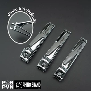 กรรไกรตัดเล็บ ขัดเงา Premium สเตนเลส ขนาดกลาง หัวตัดคมนาน ไม่ต้องเปลี่ยนบ่อย by Rhino Brand s06