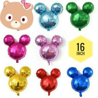 🌈ลิ้งค์งาน พร้อมส่ง ! ลูกโป่งฟอยล์ 16 นิ้ว รูปมิคกี้ mickey mouse