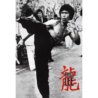 โปสเตอร์ ดารา หนัง บรูซลี BRUCE LEE - Kicking Shortcut Movie POSTER 21"x31" KUNG FU FIGHTING