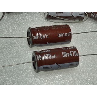 NCC Nippon Chemi-con KME 470uf 50v ( หางหนู ) capacitor ตัวเก็บประจุ คาปาซิเตอร์