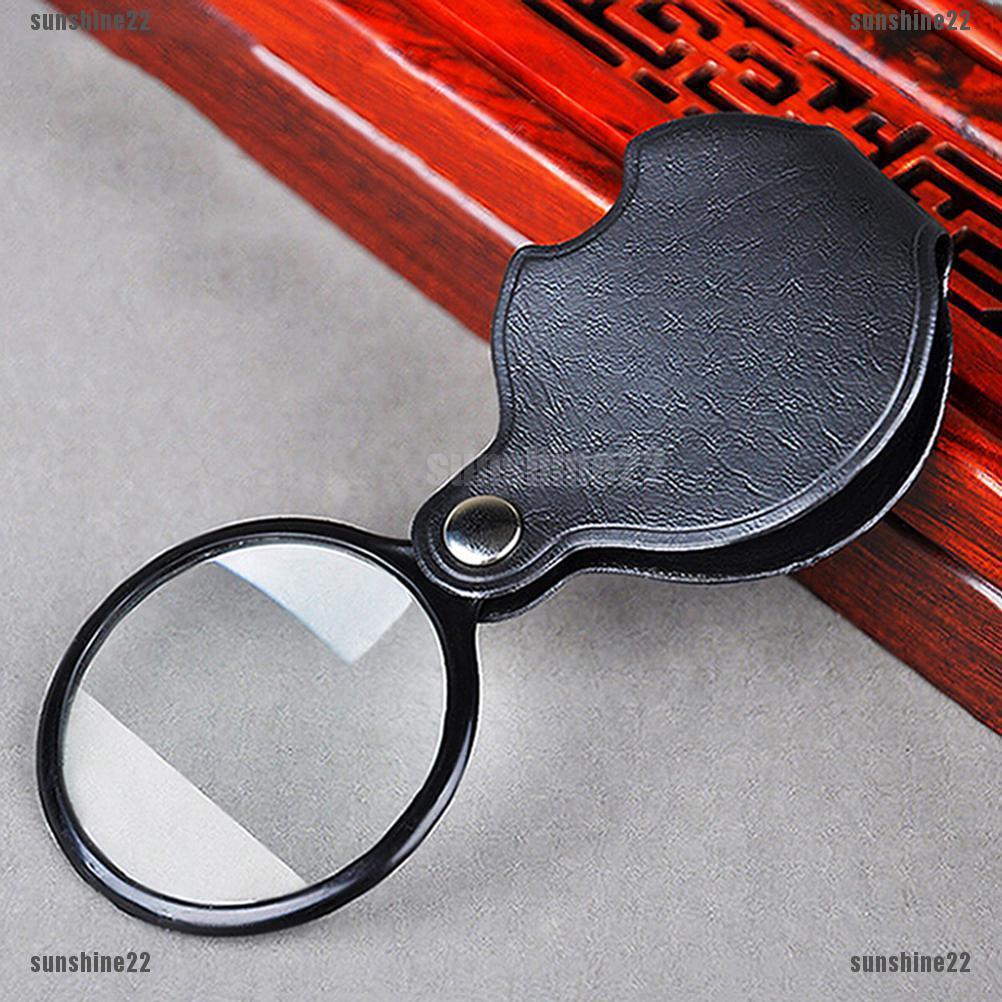 Sun22 แว่นขยาย Loupe ส่องแสง ประดับเพชร