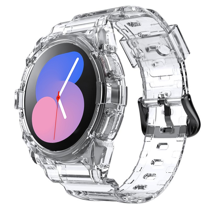 สายนาฬิกาข้อมือ แบบใส พร้อมเคส สําหรับ Samsung Galaxy Watch 5 4 40 มม. 44 มม. Galaxy Watch 4
