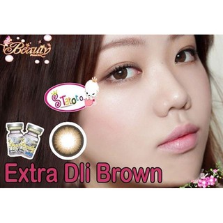 Extra DAli Brown TATOTO Contact Lenses บิ๊กอาย #226